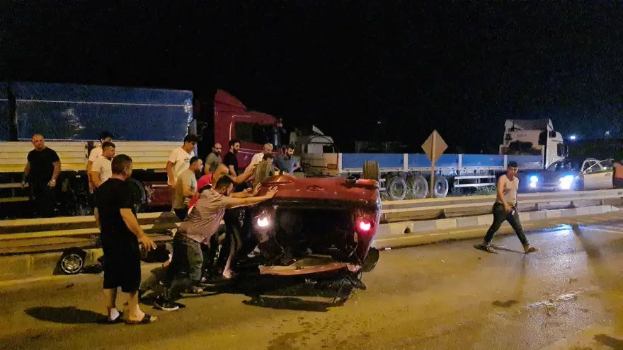 Alaplı'da trafik kazası: 2 Yaralı