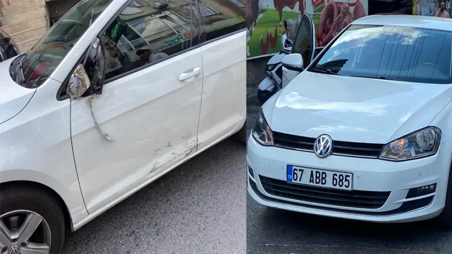 Motosiklet sürücüsü 3 Araca çarpıp kaçtı...