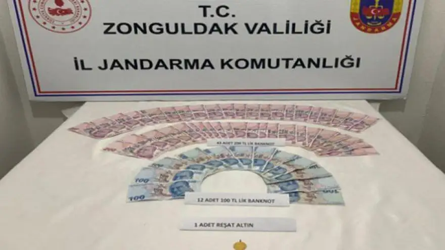 10 bin TL ile 1 adet reşat altını zorla aldılar...