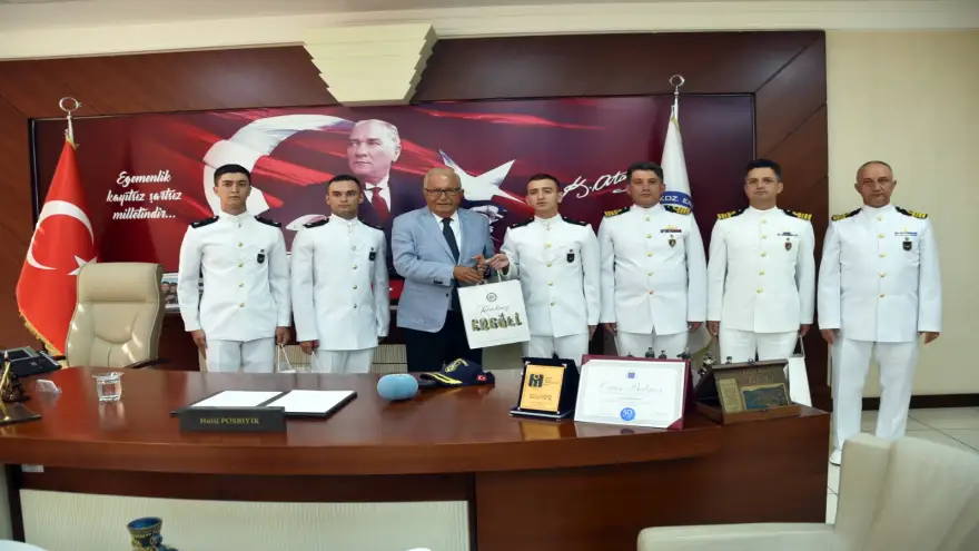 Deniz Harp Okulu öğrencileri, Kdz. Ereğli Belediyesi’nde