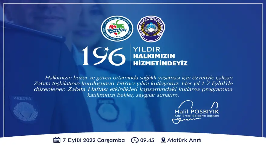 196 Yıldır Halkımızın Hizmetindeyiz...
