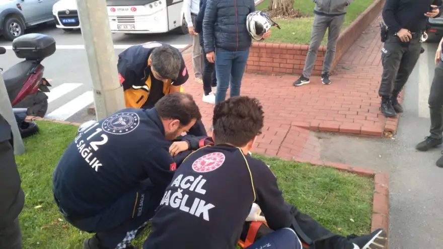 Trafik kazası: 1 Yaralı