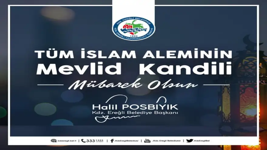 Baskan Posbıyık'ın Kandil Mesajı