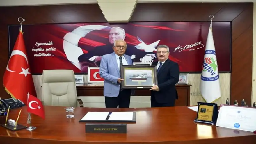 Erdemir Genel Müdürü Peker'den, Posbıyık'a ziyaret