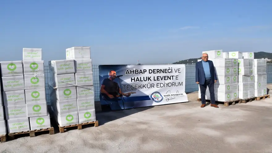 Ahbap Derneği’nden Ereğli’ye 2 tır dolusu gıda yardımı