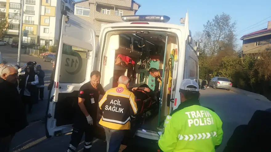 Trafik kazası: 2 Kişi Yaralı