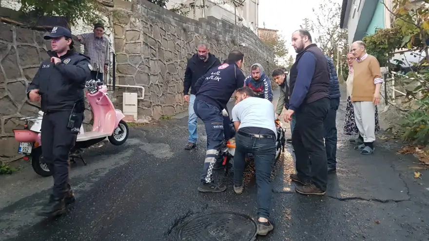 Trafik kazası: 1 Yaralı 
