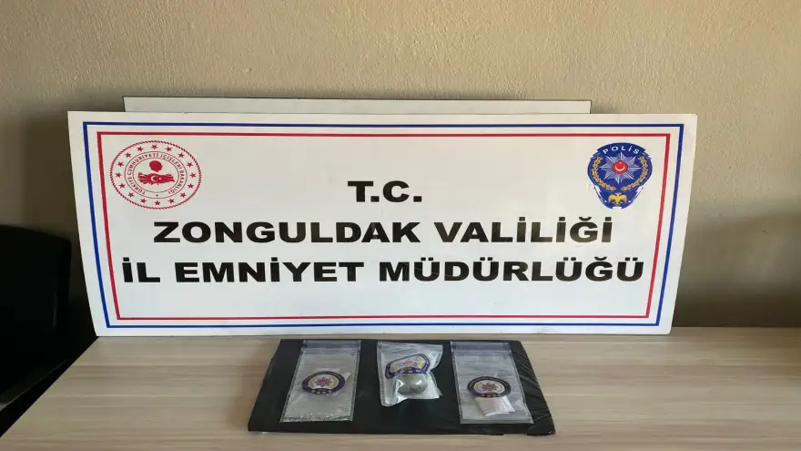 Ereğli Narkotik uyuşturucu madde ve silah ele geçirdi