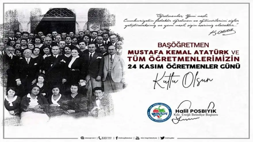 Başkan Posbıyık Öğretmenler gününü kutladı