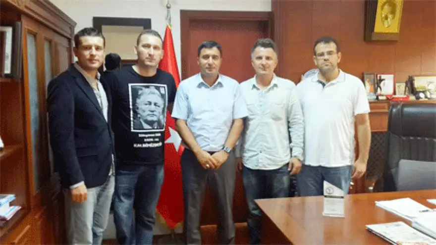 BJK TARAFTAR DERNEĞİ'NDEN MALGAÇ'A VEDA ZİYARETİ