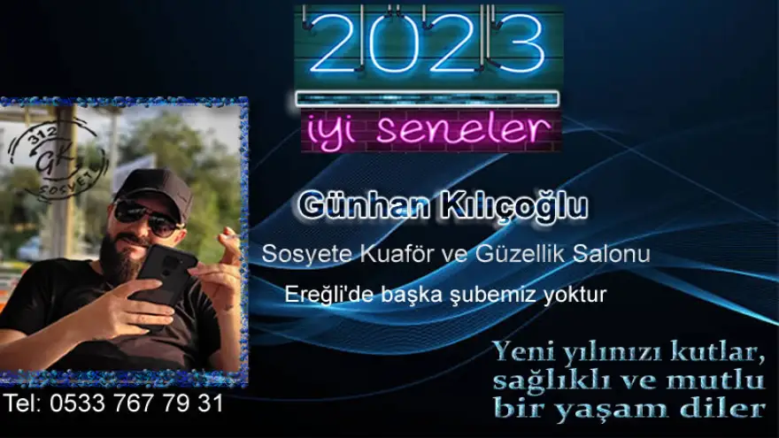 Yeni yılınızı kutlar, sağlıklı ve mutlu bir yaşam diler