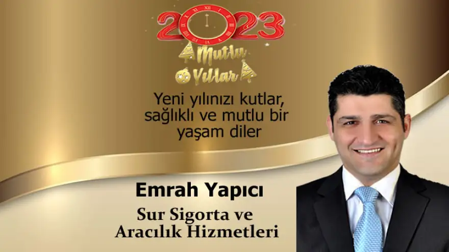 Yeni yılınızı kutlar, sağlıklı ve mutlu bir yaşam diler