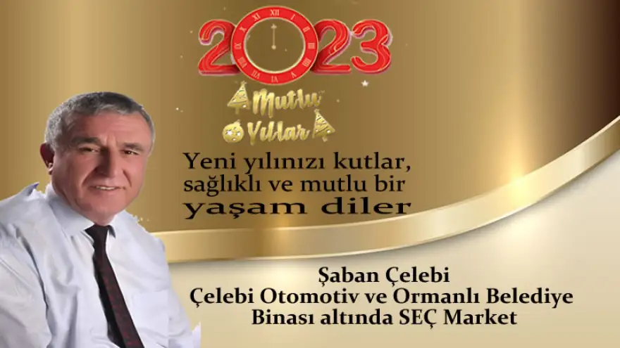 Yeni yılınızı kutlar, sağlıklı ve mutlu bir yaşam diler