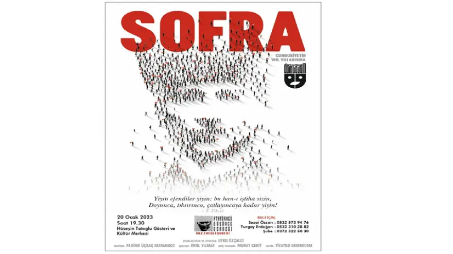 Sofra isimli tiyatro Ereğli'de sahne alacak.