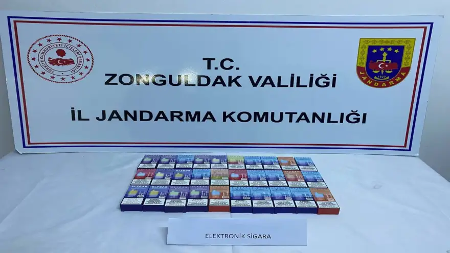 Çok sayıda elektronik sigara ele geçirildi...