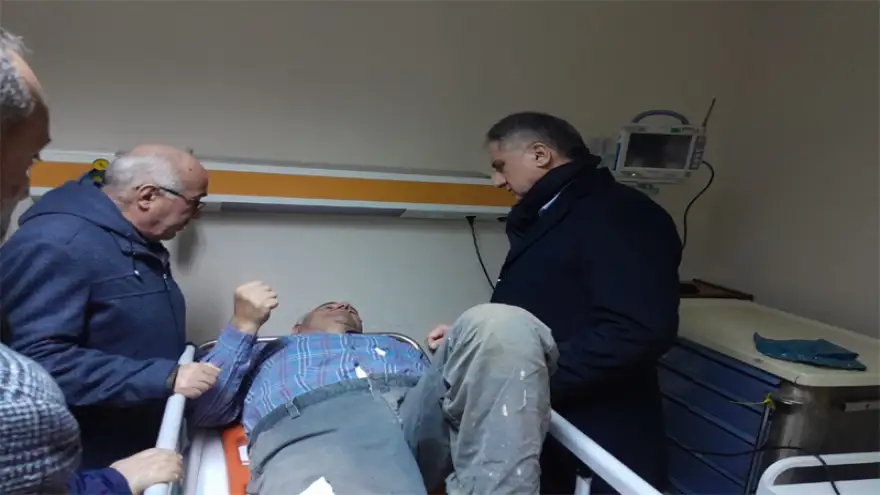 Muhtar Eğrilmez, yaklaşık 100 metreden uçuruma yuvarlandı...