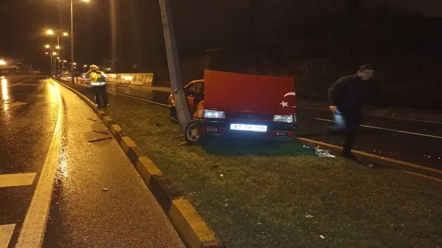 Trafik kazası: 1 Yaralı