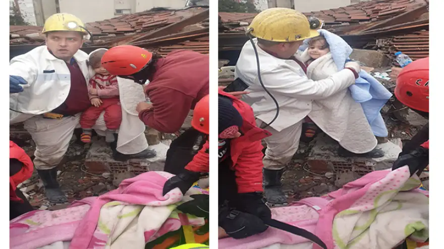 Madencilerimiz zamanla yarışıyor, İkisi çocuk 5 kişilik aileyi kurtardılar