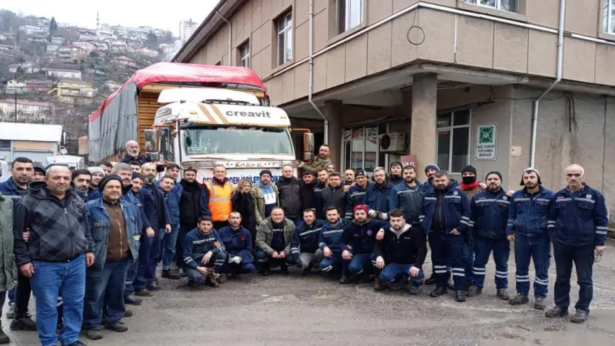 TTK MMF, Deprem bölgesine soba gönderdi... 
