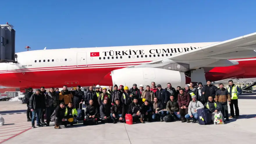 51 MTA İşçisi deprem bölgesinde 