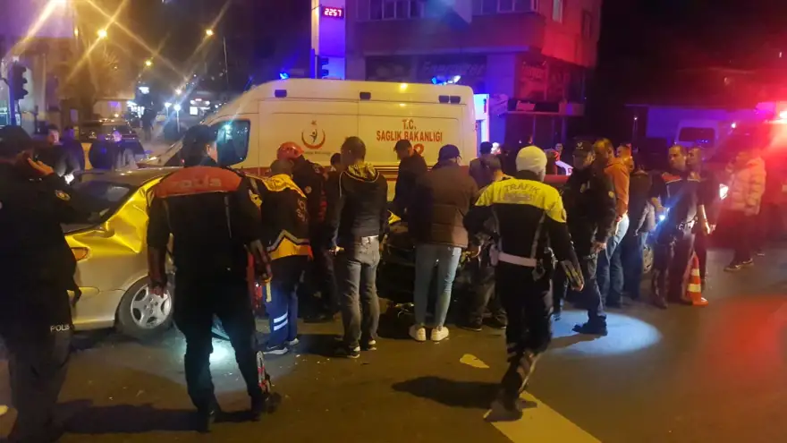 Gülüç kavşakta kaza: 6 yaralı