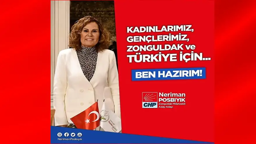 Posbıyık: "Kadınlarımız, Gençlerimiz, Zonguldak ve Türkiye İçin Ben Hazırım"