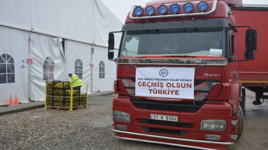 Kahramanmaraş’a bin koli gıda yardımı gönderildi 