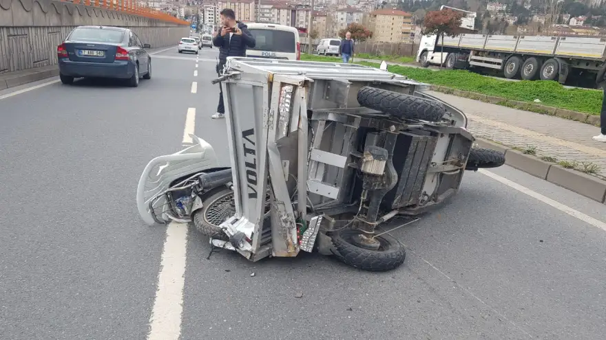 Trafik kazası: 1 Yaralı 