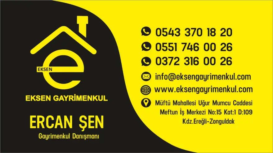 Kdz. Ereğli Eksen Gayrimenkul - Ercan Şen