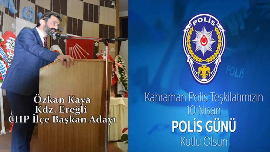 Özkan: "10 Nisan Polis Haftasını kutluyorum"