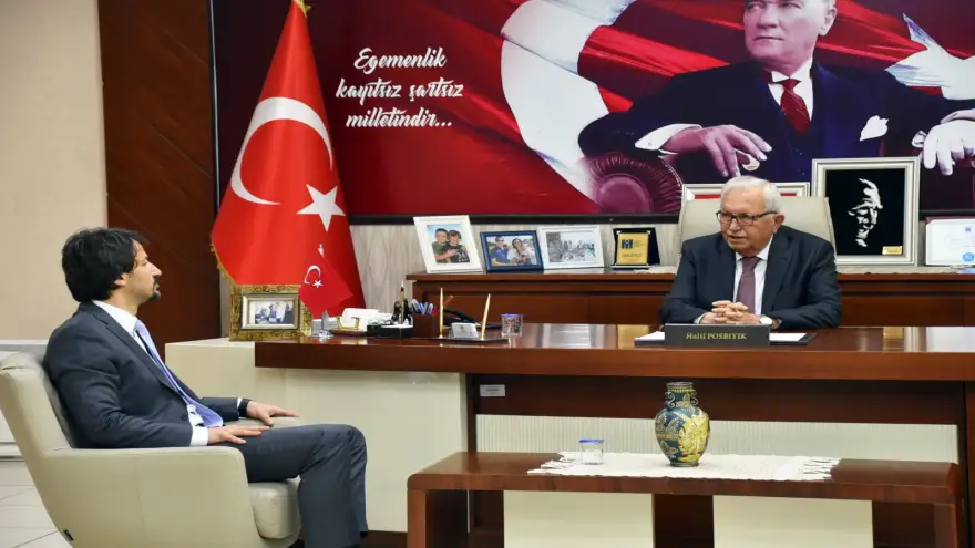 Ertuğrul, Başkan Posbıyık’ı Ziyaret Etti