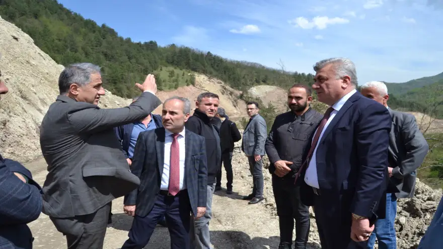 Bozkurt, Ereğli-Devrek karayolunda ki çalışmaları yerinde inceledi...