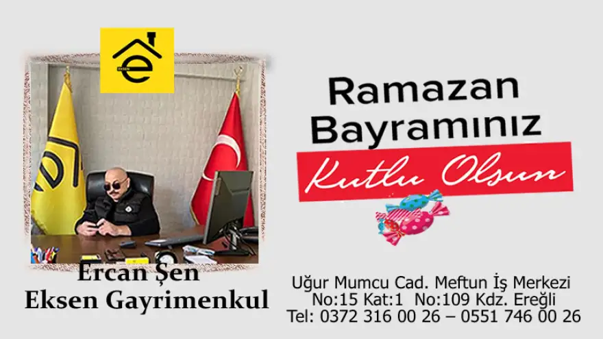Eksen Gayrimenkul - Ercan Şen: "Ramazan Bayramınız Mübarek Olsun"