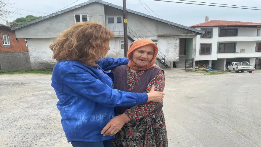 Neriman Posbıyık, seçim çalışmalarına devam ediyor...