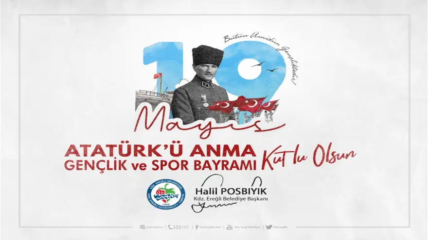 Başkan Posbıyık, 19 Mayıs Atatürk’ü Anma, Gençlik Ve Spor Bayramı’nı Kutladı