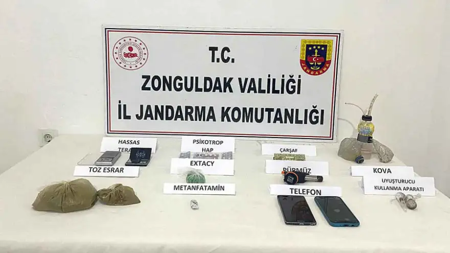 Kızılca karakolundan uyuşturucu operasyonu...