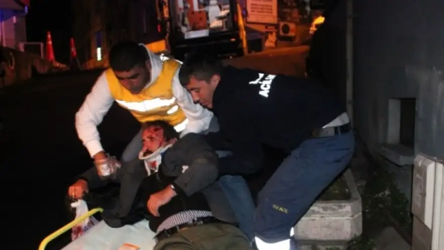 YARALI ŞAHIS HASTANE HASTANE DOLAŞTIRILDI