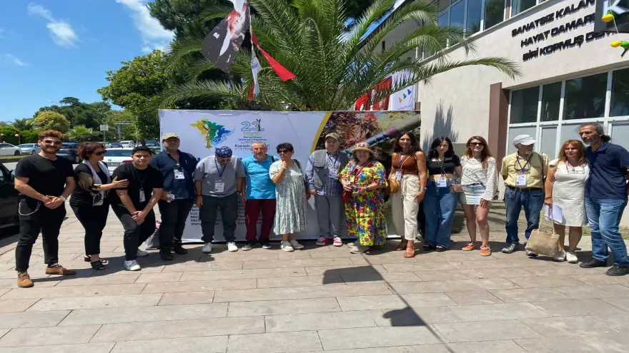 II. Herakleia Pontika Resim Çalıştayında ki resimler AKM Sergi Salonlarında..