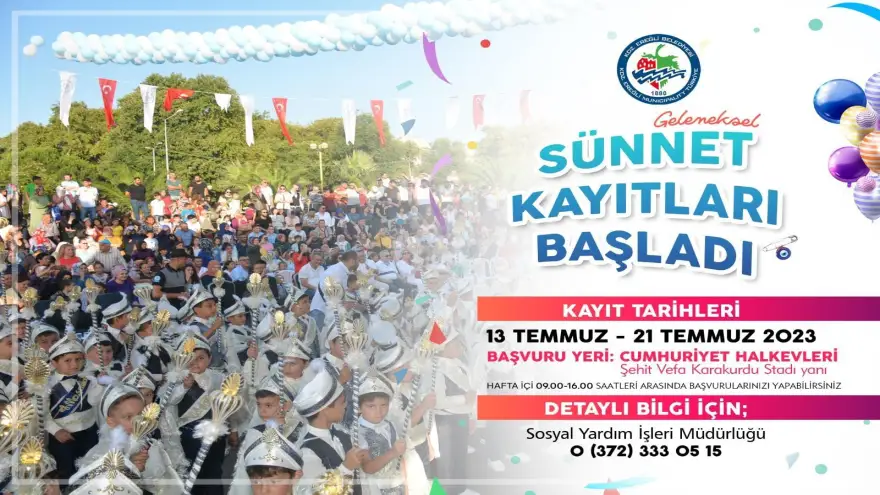 Geleneksel Sünnet Şöleni Başlıyor...