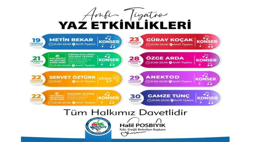 Amfi Tiyatro’da yaz etkinlikleri başladı