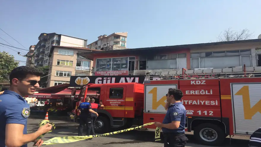 İşyerinde yangın çıktı, art arda patlamalar yaşandı...
