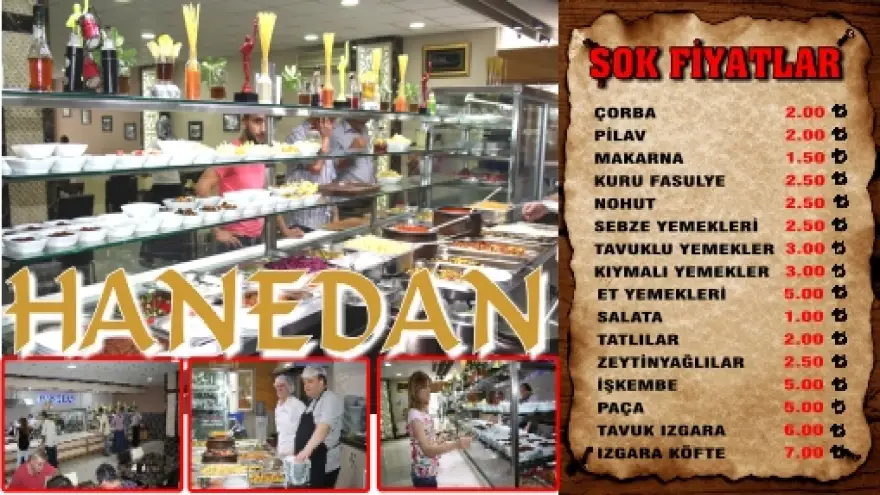 YEMEĞİN SANATA DÖNÜŞTÜĞÜ ADRES:HANEDAN