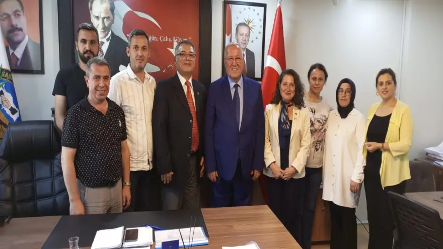 Dikmen, Azman ve Keleş'i ziyaret etti...