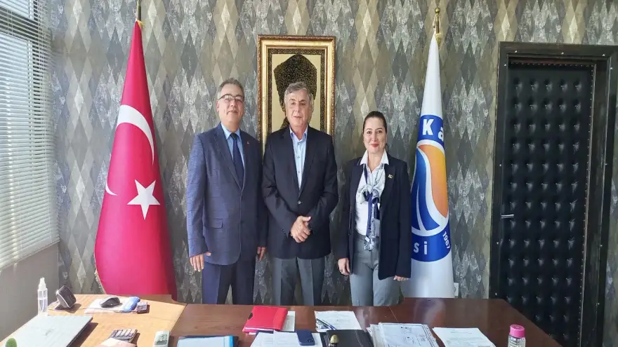 Dikmen, Belediye Başkanı Aydın'ı ziyaret etti...