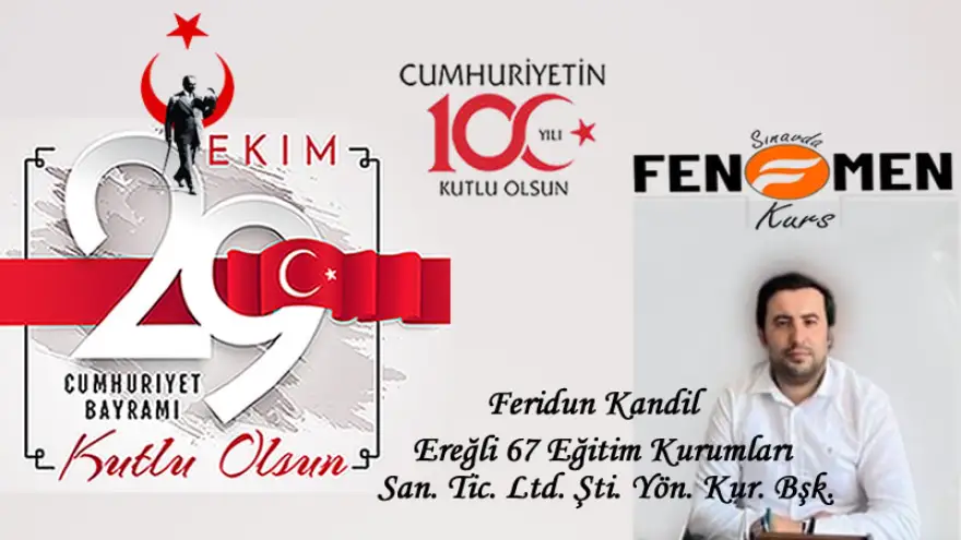 Cumhuriyetimizin 100. Yılı Kutlu Olsun...