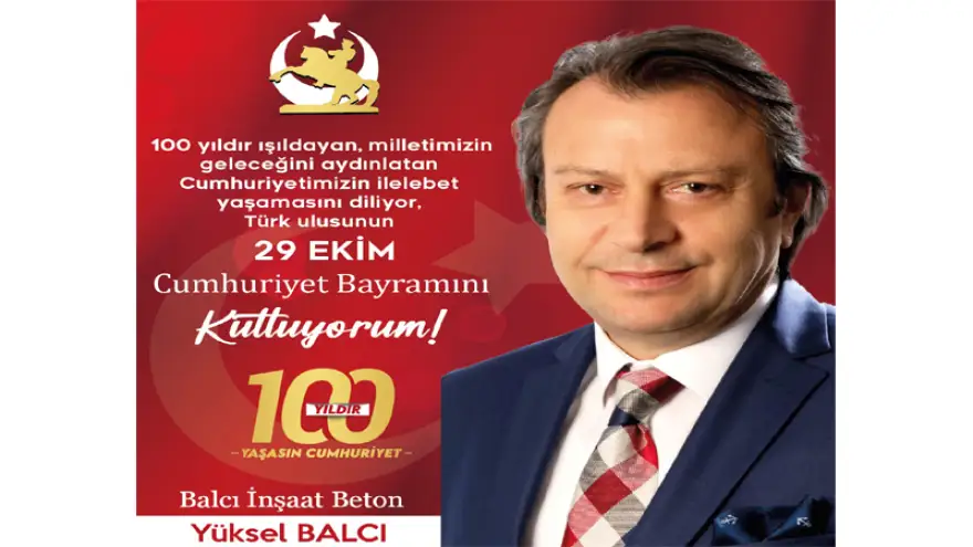 Cumhuriyetimizin 100. Yılı Kutlu Olsun...