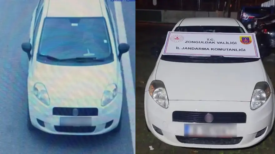 Yasa dışı araç Zonguldak'ta yakalandı