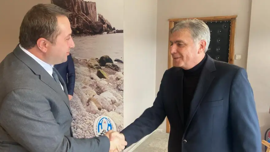 Karaarslan'dan Mustafa Aydın'a ziyaret...