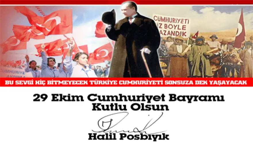 POSBIYIK,CUMHURİYET BAYRAMINI KUTLADI.