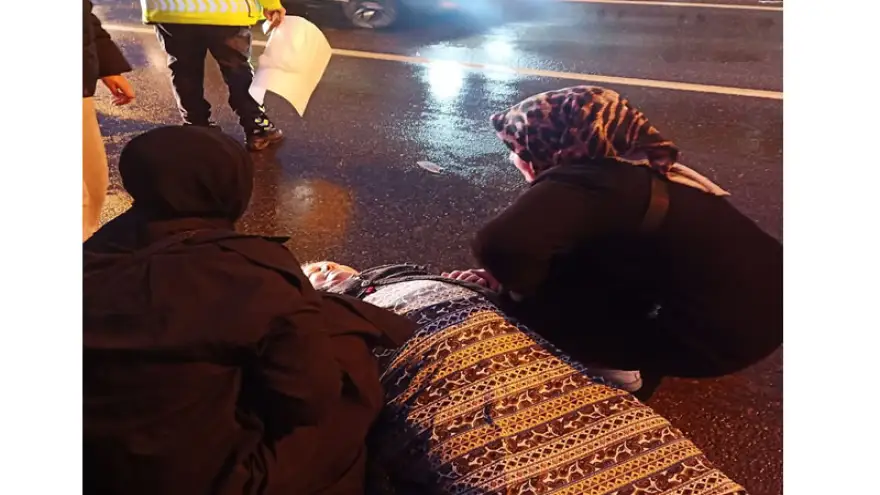 Yayaya ticari taksi çarptı...